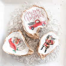 Load image into Gallery viewer, Jolly Santa – Oyster Ornament